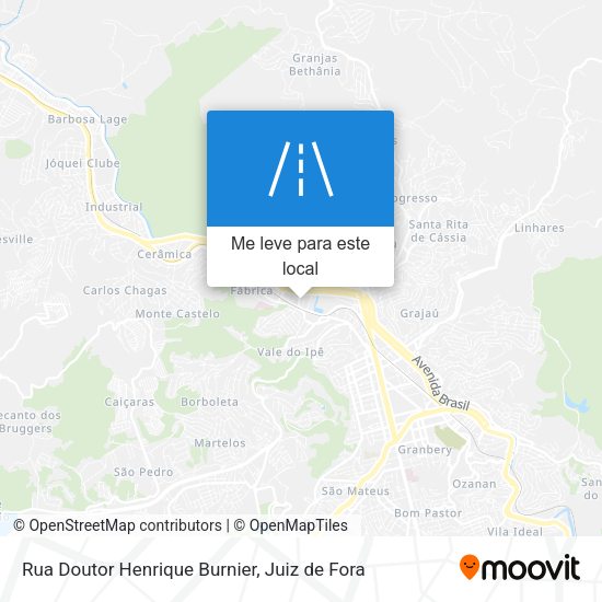 Rua Doutor Henrique Burnier mapa