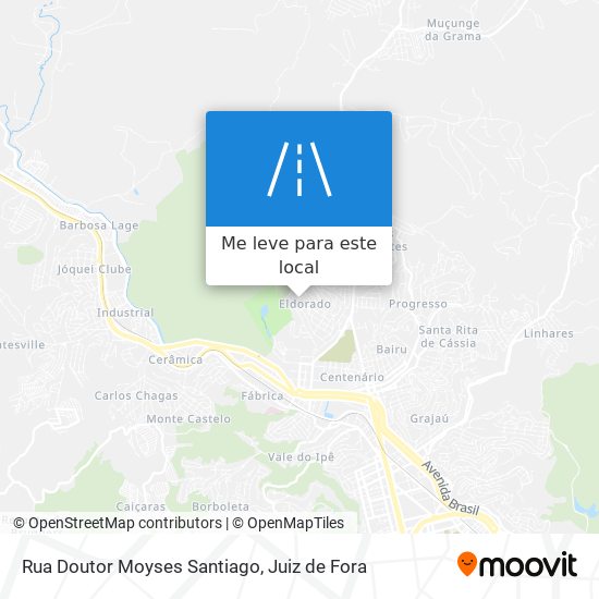 Rua Doutor Moyses Santiago mapa