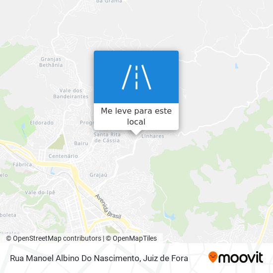 Rua Manoel Albino Do Nascimento mapa