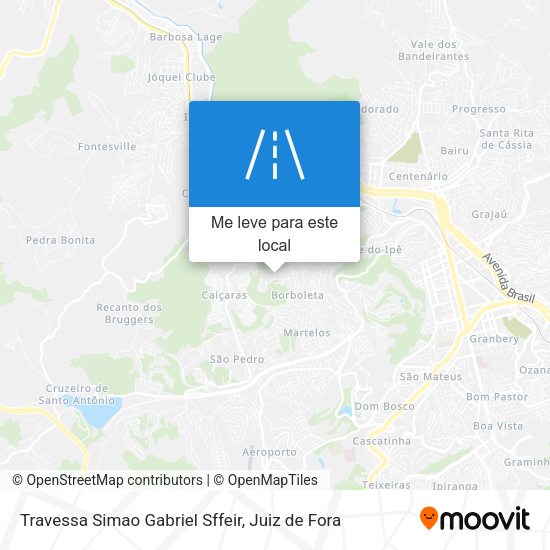 Travessa Simao Gabriel Sffeir mapa
