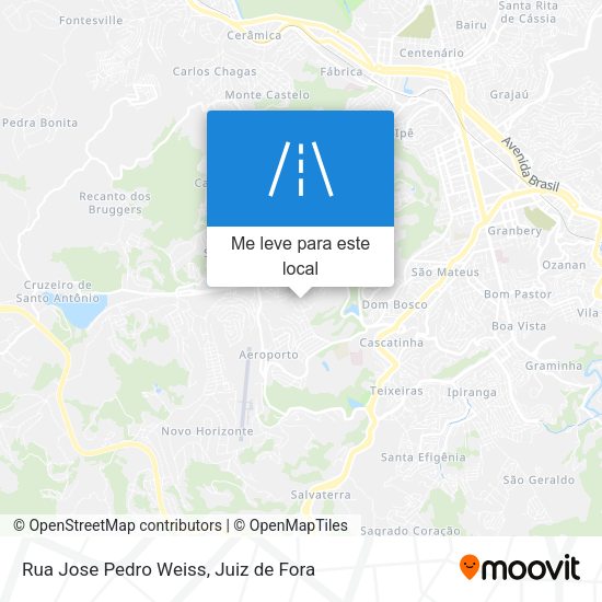 Rua Jose Pedro Weiss mapa