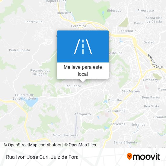 Rua Ivon Jose Curi mapa