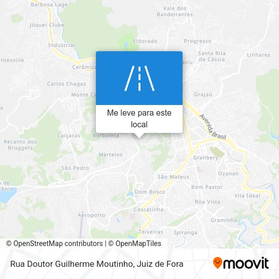 Rua Doutor Guilherme Moutinho mapa