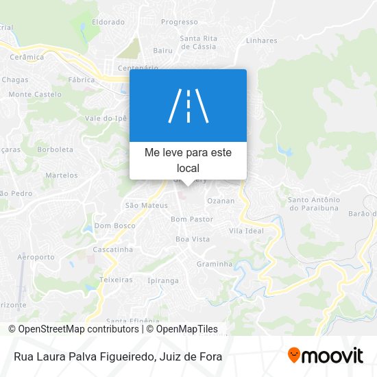 Rua Laura Palva Figueiredo mapa