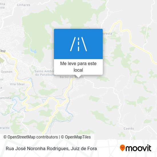 Rua José Noronha Rodrigues mapa