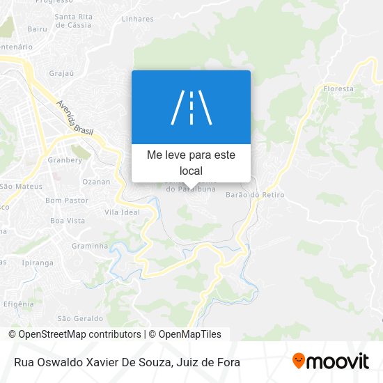 Rua Oswaldo Xavier De Souza mapa