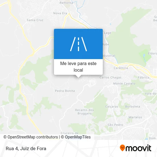 Rua 4 mapa