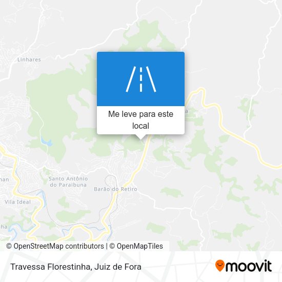 Travessa Florestinha mapa