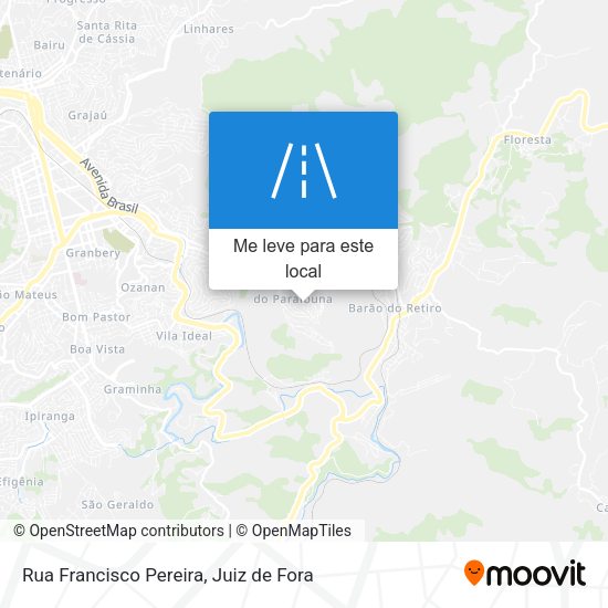 Rua Francisco Pereira mapa