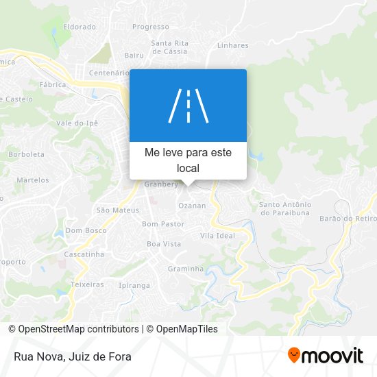 Rua Nova mapa