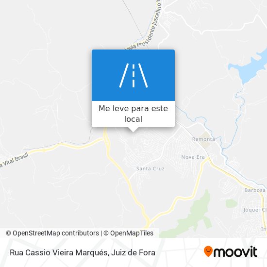 Rua Cassio Vieira Marqués mapa