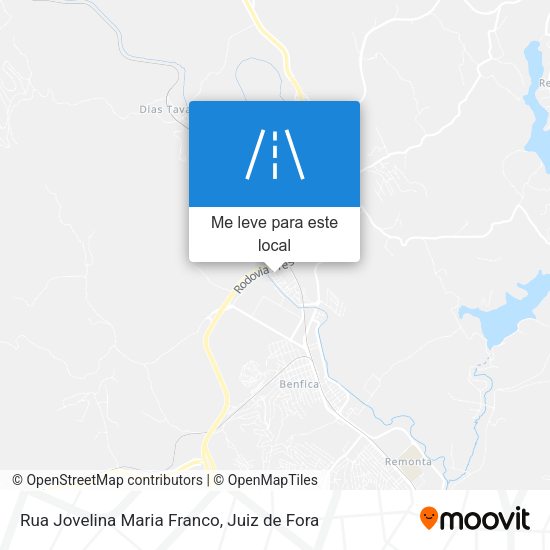 Rua Jovelina Maria Franco mapa