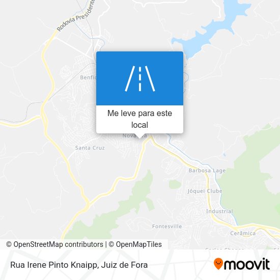 Rua Irene Pinto Knaipp mapa