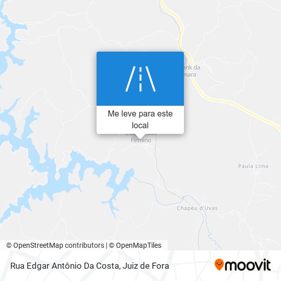 Rua Edgar Antônio Da Costa mapa