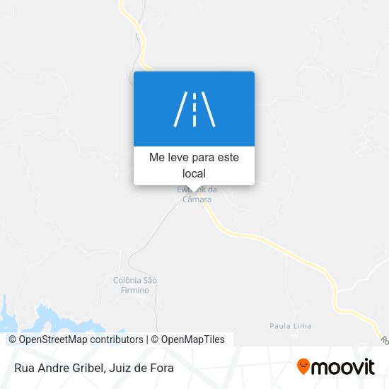 Rua Andre Gribel mapa