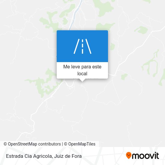 Estrada Cia Agricola mapa
