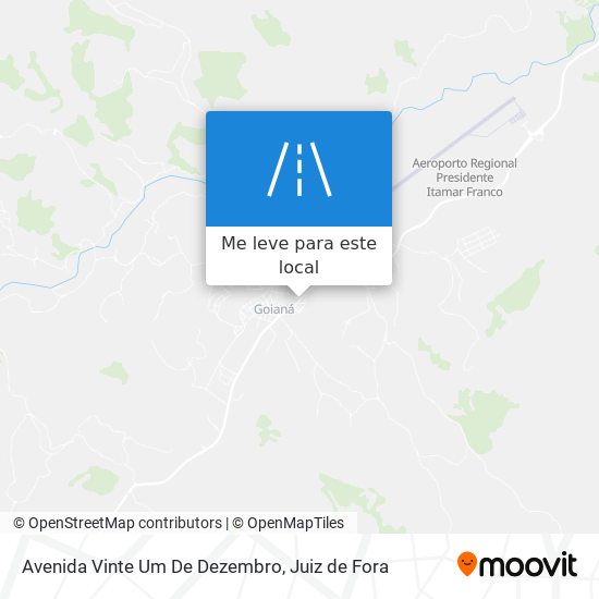 Avenida Vinte Um De Dezembro mapa