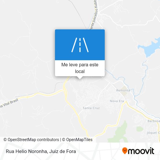Rua Helio Noronha mapa