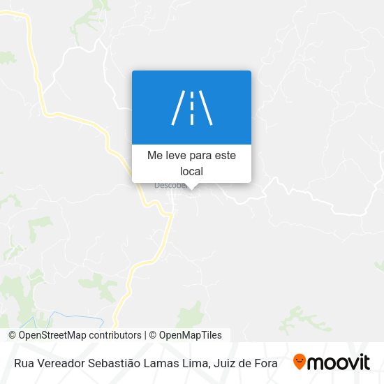 Rua Vereador Sebastião Lamas Lima mapa