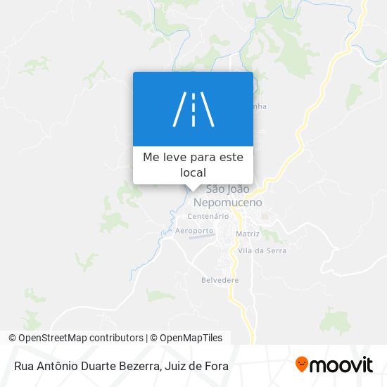 Rua Antônio Duarte Bezerra mapa