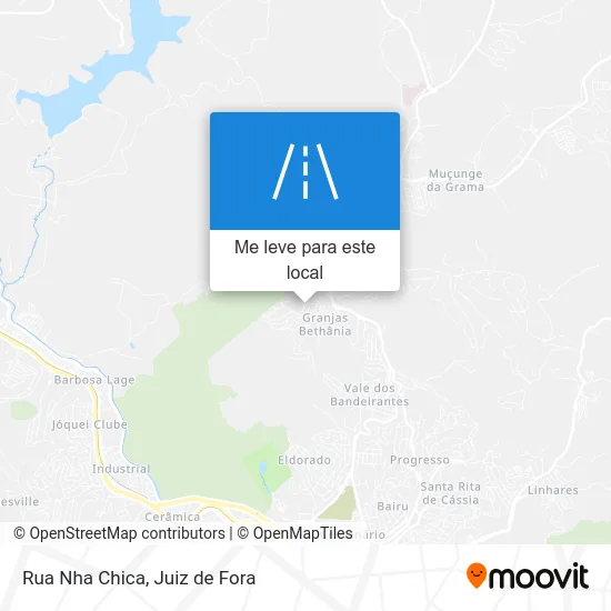 Rua Nha Chica mapa