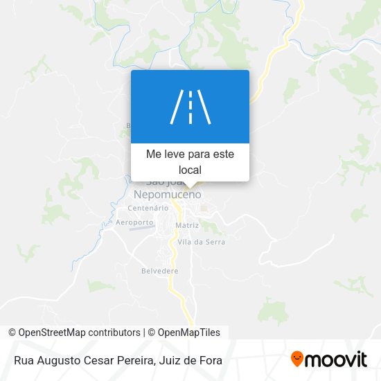 Rua Augusto Cesar Pereira mapa