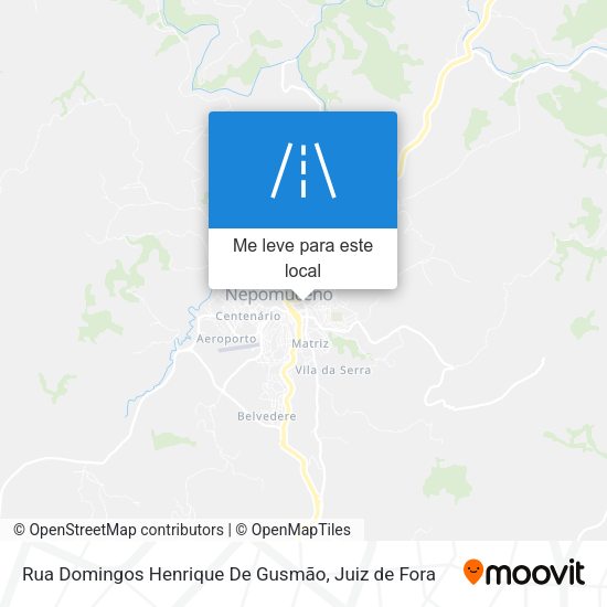 Rua Domingos Henrique De Gusmão mapa