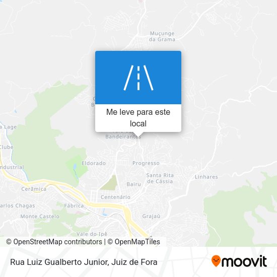 Rua Luiz Gualberto Junior mapa
