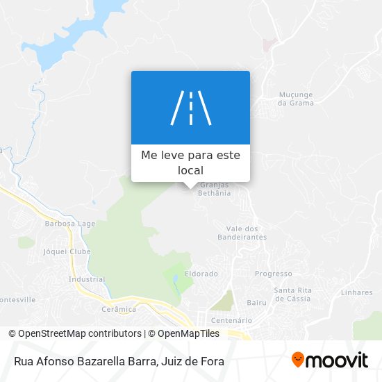 Rua Afonso Bazarella Barra mapa