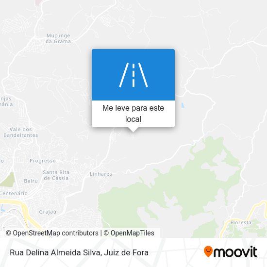 Rua Delina Almeida Silva mapa