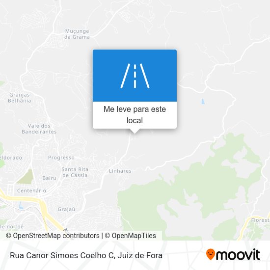 Rua Canor Simoes Coelho C mapa