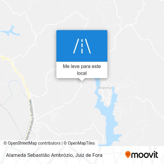 Alameda Sebastião Ambrózio mapa