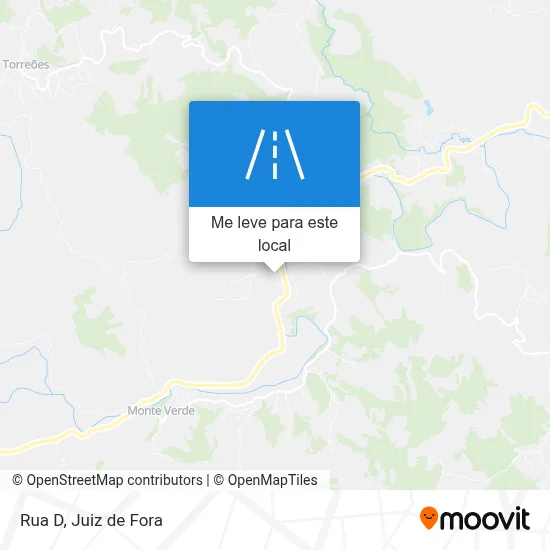 Rua D mapa