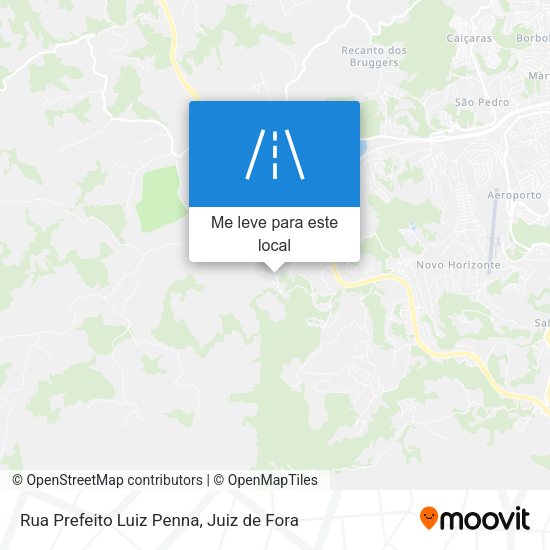 Rua Prefeito Luiz Penna mapa