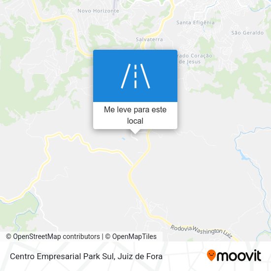 Centro Empresarial Park Sul mapa