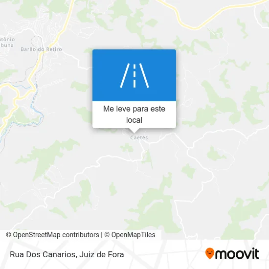 Rua Dos Canarios mapa