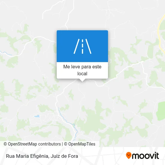 Rua Maria Efigênia mapa