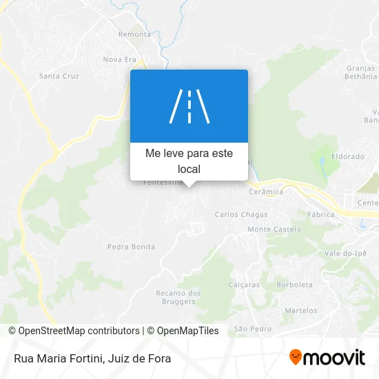 Rua Maria Fortini mapa