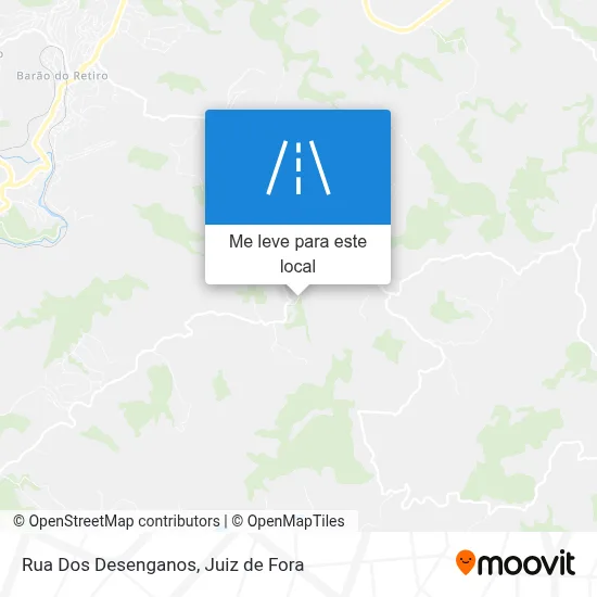 Rua Dos Desenganos mapa