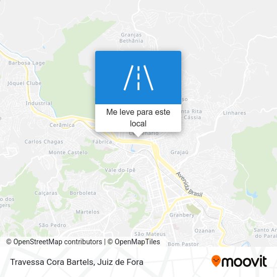 Travessa Cora Bartels mapa