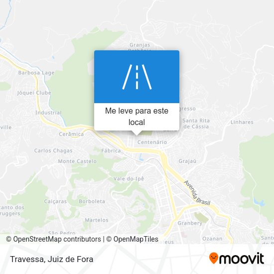 Travessa mapa