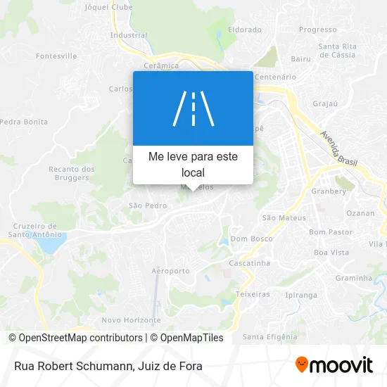Rua Robert Schumann mapa