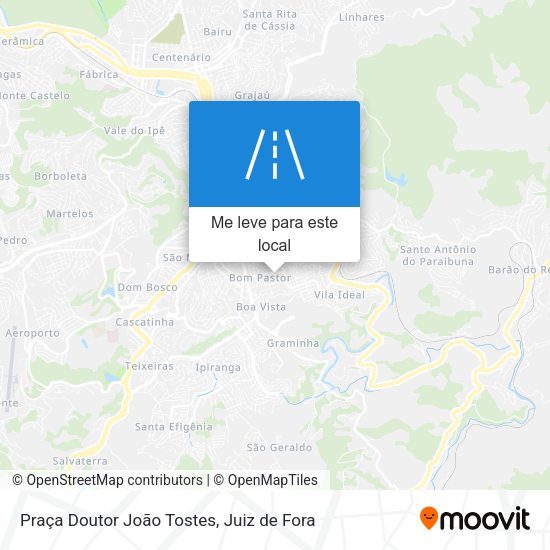Praça Doutor João Tostes mapa