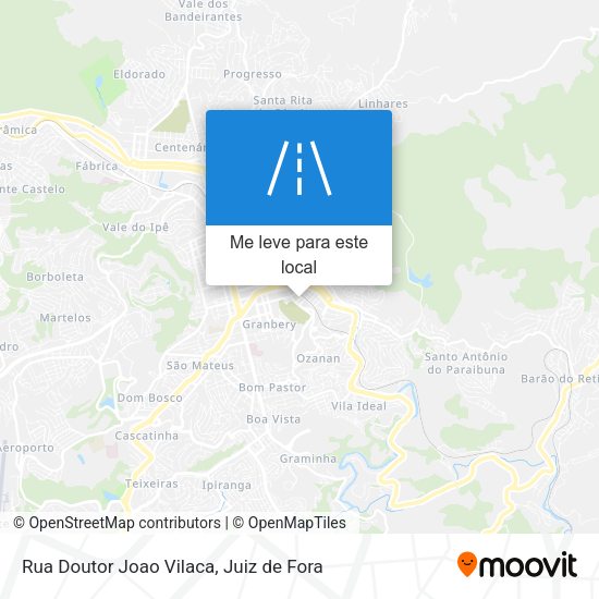 Rua Doutor Joao Vilaca mapa