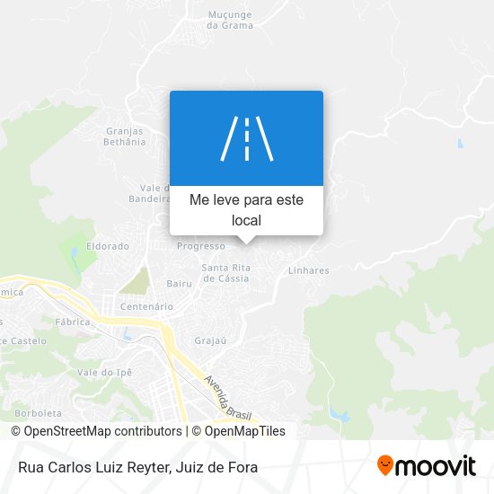 Rua Carlos Luiz Reyter mapa