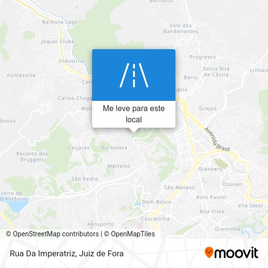 Rua Da Imperatriz mapa