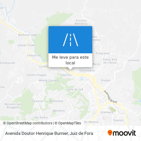 Avenida Doutor Henrique Burnier mapa