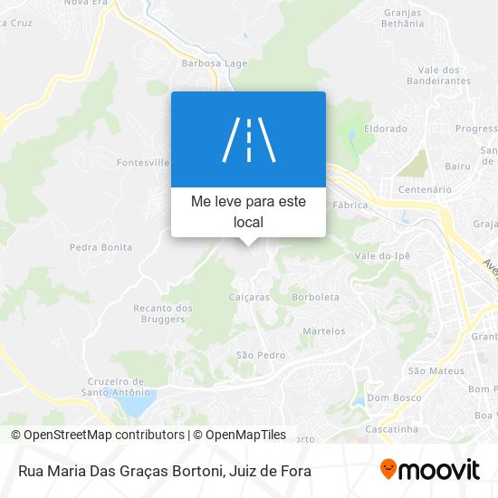 Rua Maria Das Graças Bortoni mapa