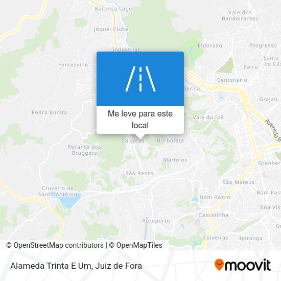 Alameda Trinta E Um mapa
