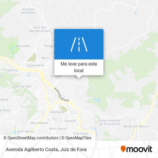 Avenida Agilberto Costa mapa